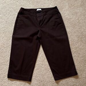 Dockers Dark Brown Women’s Capris
